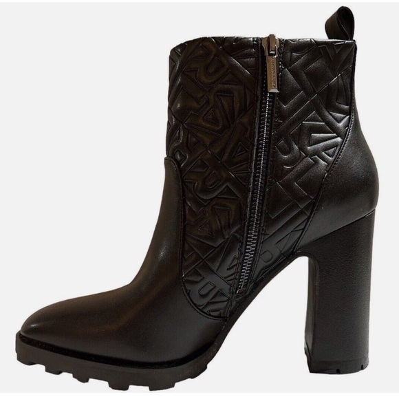 Karl Lagerfeld Paris Petria Black Ankle Boots New Size 11 NWOB - Picture 3 of 5